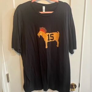 Mahomes GOAT Black T-Shirt